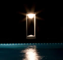 Lampe Solaire D'extérieur La Lampe Parc M Metal Verre Noir Led / Hybride & Connectee - Dock Usb - H 40 Cm - Maiori