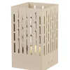 Lampe Solaire D'extérieur La Lampe Pose 04 Metal Gris Beige Metal Beige / Led - Hybride & Connectee - Maiori