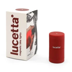 Lampe Velo Magnetique Lucetta Plastique Rouge / Set 2 Lampes Aimantees (Lumieres Rouge + Blanche) - Palomar