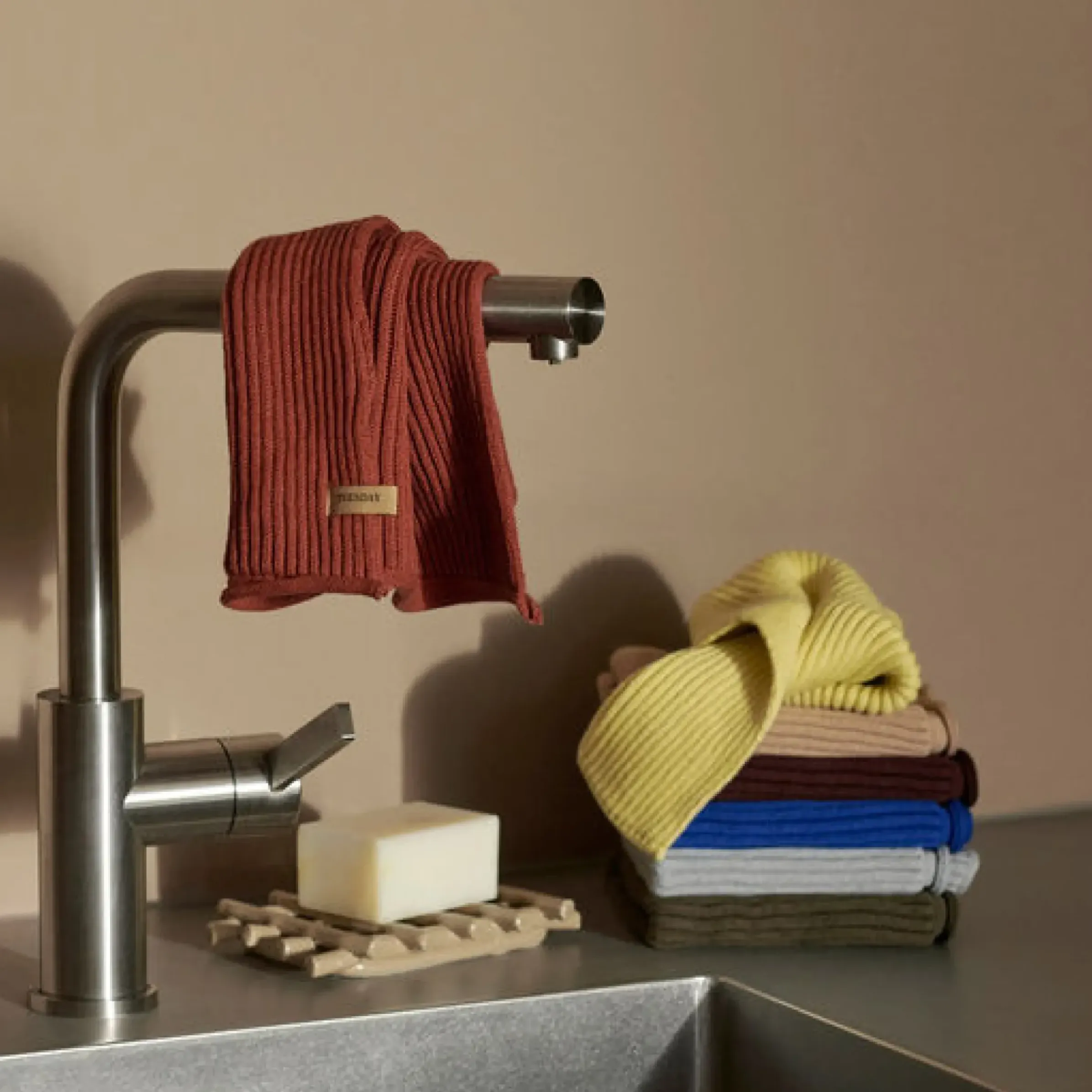 Lavette Day Cloths Tissu/ Set De 7 - Coton Organique - Ferm Living