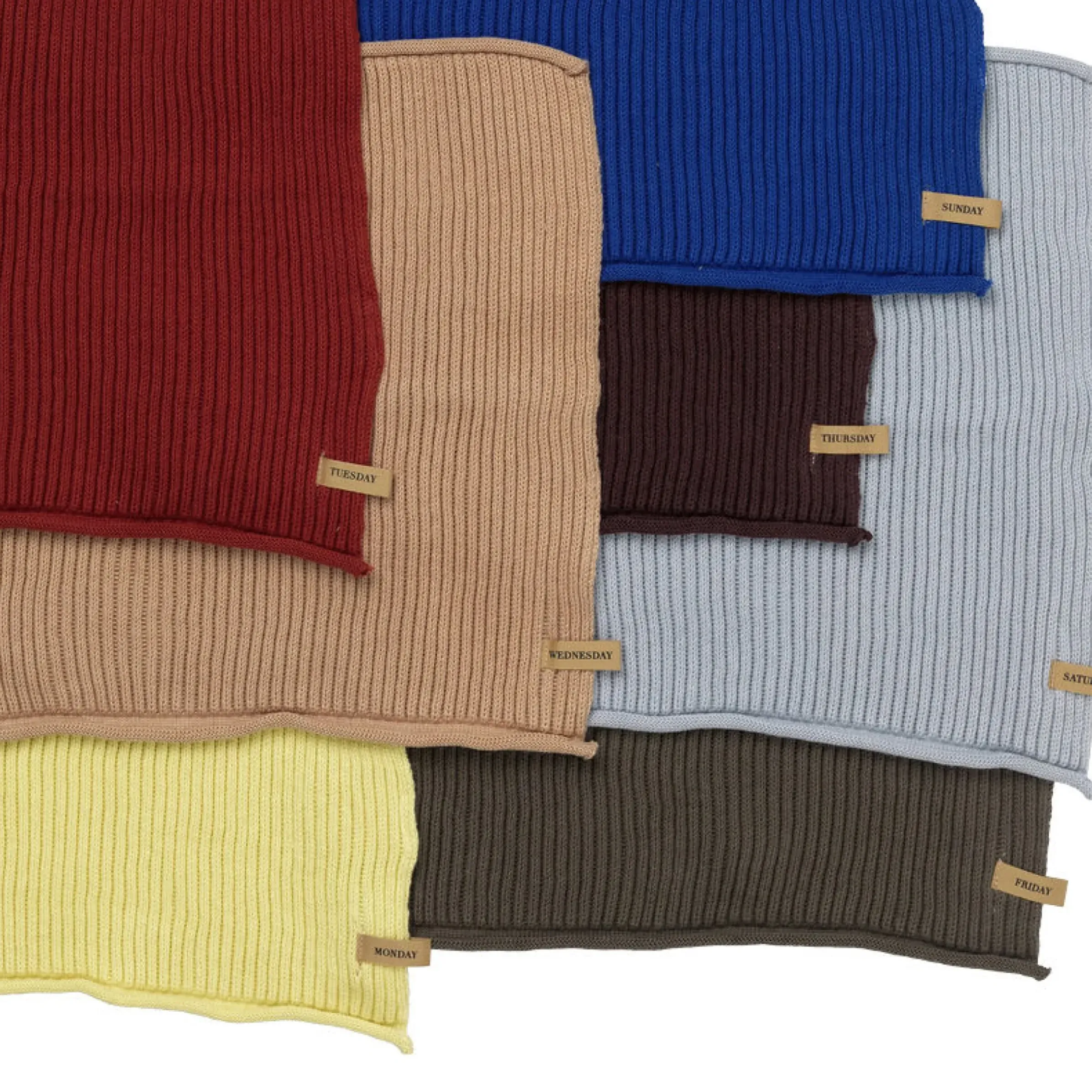 Lavette Day Cloths Tissu/ Set De 7 - Coton Organique - Ferm Living
