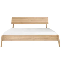 Lit Double Air Bois Naturel / Pour Matelas 180 X 200 Cm - Chene Massif - Ethnicraft