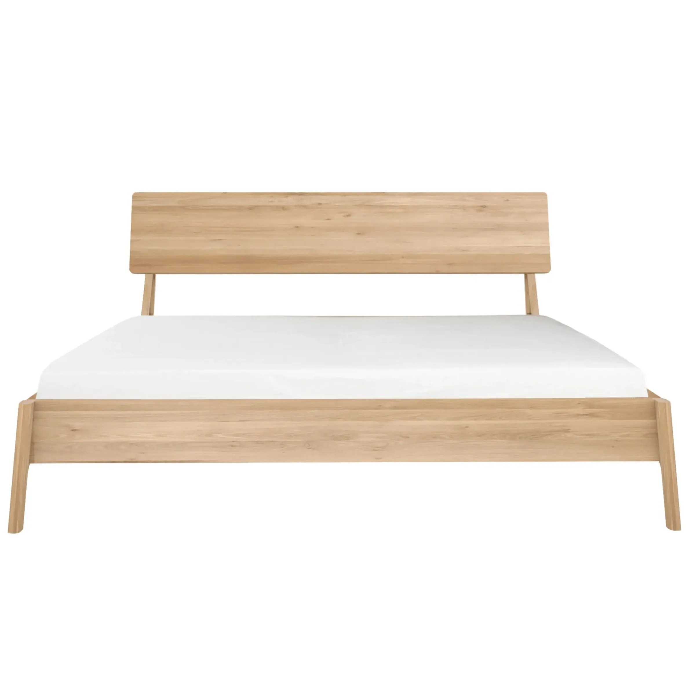 Lit Double Air Bois Naturel / Pour Matelas 180 X 200 Cm - Chene Massif - Ethnicraft