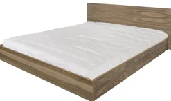 Lit Double Bedpost Bois Naturel / King Size - 180 X 200 Cm - Pop Up Home