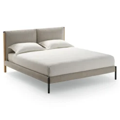 Lit Double Ricordi Tissu/ Pour Matelas 160 X 200 Cm - Zanotta