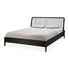 Lit Double Spindle Bois / Pour Matelas 160 X 200 Cm - Chene Massif - Ethnicraft