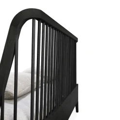 Lit Double Spindle Bois / Pour Matelas 160 X 200 Cm - Chene Massif - Ethnicraft