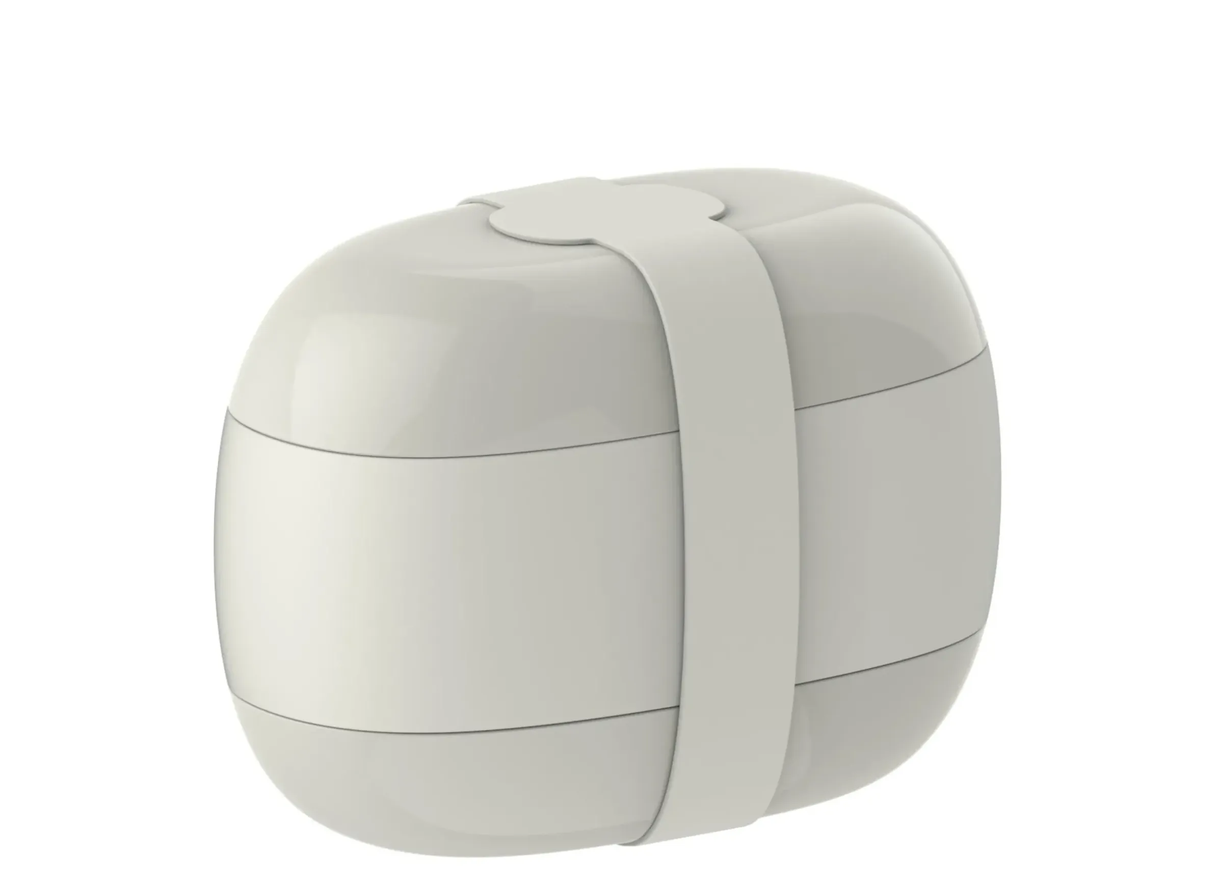 Lunch Box Food A Porter Plastique/ Large - 3 Compartiments - Alessi