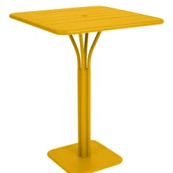Mange-Debout Luxembourg Metal Jaune / 80 X 80 X H 105 Cm - Fermob