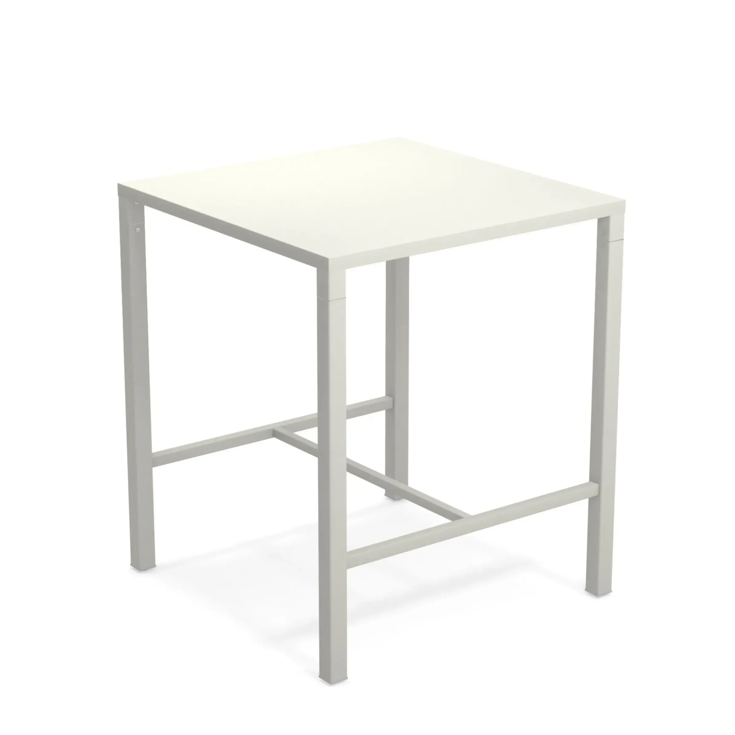 Mange-Debout Nova Metal Blanc / 90 X 90 Cm X H 105 Cm - Emu