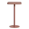 Mange-Debout Week-End Metal Marron / 60 X 60 Cm X H 105 Cm - Aluminium - Petite Friture