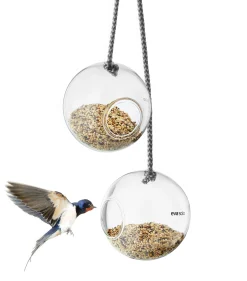 Mangeoire A Oiseaux  Verre/ Lot De 2 - O 10 Cm - Eva Solo