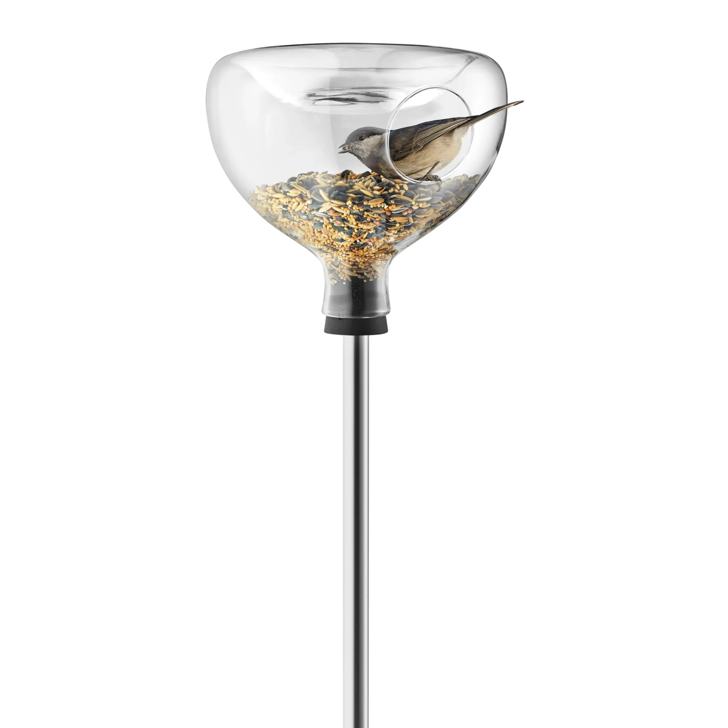 Mangeoire A Oiseaux Verre Transparent / Sur Pied - Bain Integre - Eva Solo