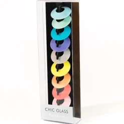 Marque-Verre Chic Glass Rainbow Plastique/ Set De 9 - L'Atelier Du Vin