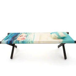 Meridienne Pliable Toiletpaper - Bois / Lit De Jour - Seletti