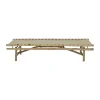 Meridienne Vida Tissu Beige Bois Naturel / 190 X 70 Cm - Bambou - Bloomingville