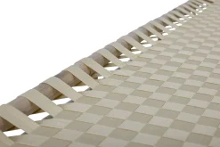 Meridienne Vida Tissu Beige Bois Naturel / 190 X 70 Cm - Bambou - Bloomingville