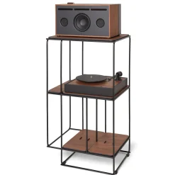 Meuble Acoustique Lines Bois Naturel / Pour Materiel Audio - 50 X 88 X P 39 Cm (Horizontal Ou Vertical) - La Boite Concept