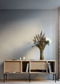 Meuble Tv Hifive Bois Naturel / Meuble Tv - L 150 X H 65 Cm - Northern