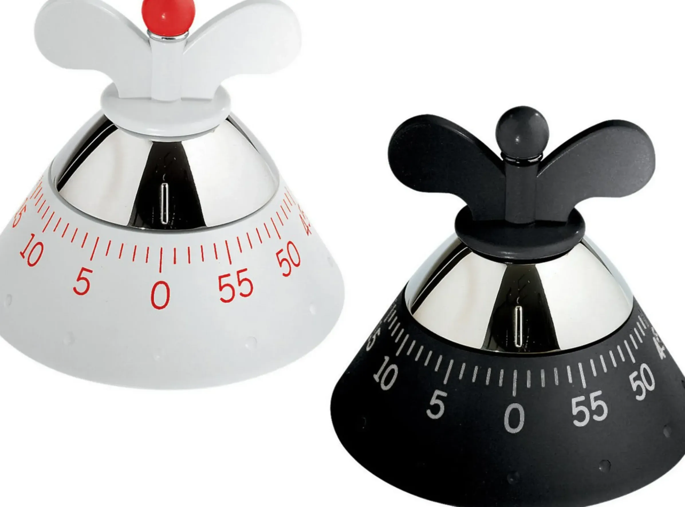Minuteur Metal Plastique- Alessi