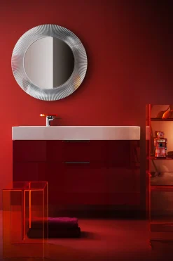 Miroir Lumineux All Saints Plastique Transparent Led / O 78 Cm - Kartell