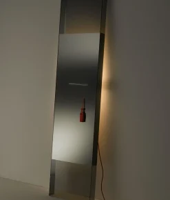 Miroir Lumineux Diva Verre Gris L 50 X H 200 Cm - Glas Italia