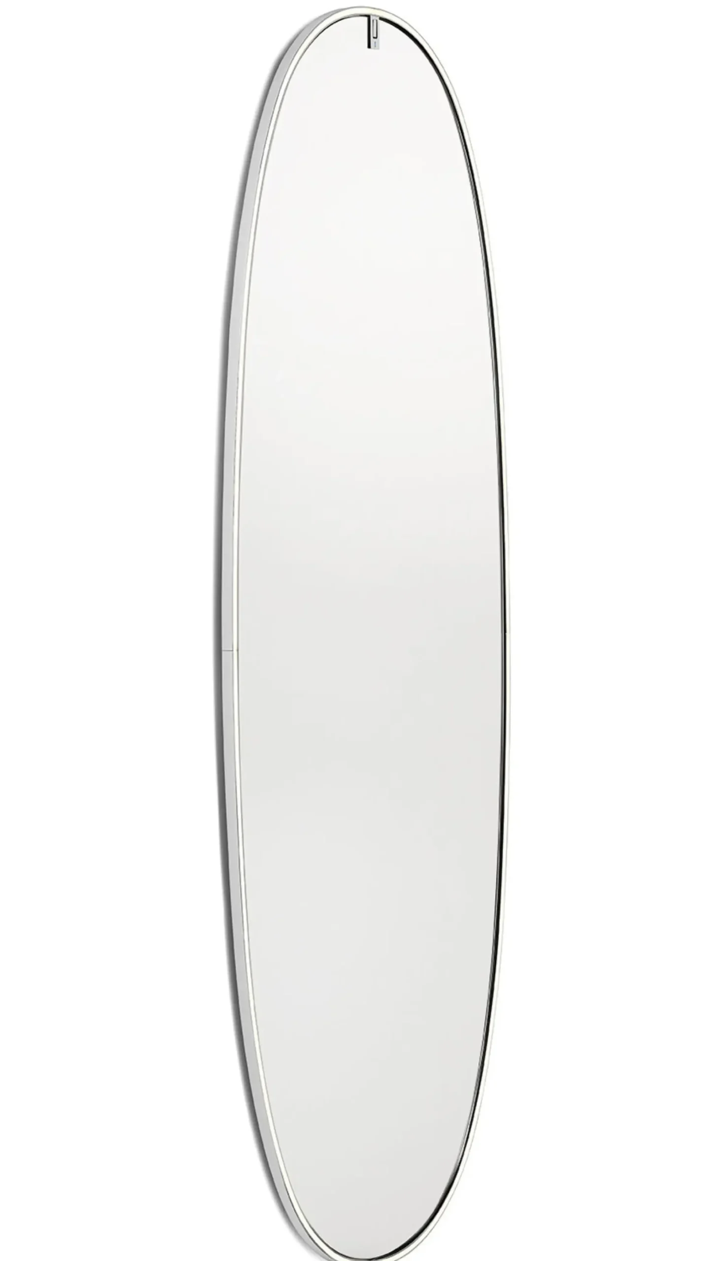Miroir Lumineux La Plus Belle Argent Metal Led / By Starck - H 205 Cm - Flos