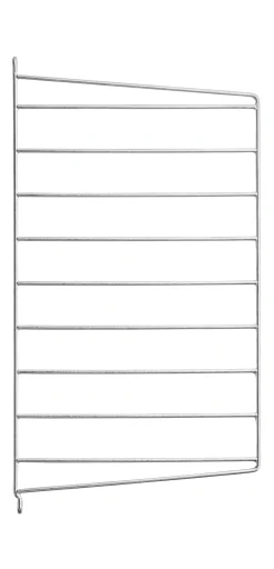 Montant Mural String® Outdoor Gris Argent Metal /- H 50 X P 30 Cm - A L'Unite - String Furniture