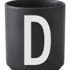 Mug A-Z Ceramique / Porcelaine - Lettre D - Design Letters