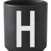 Mug A-Z Ceramique / Porcelaine - Lettre H - Design Letters