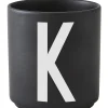 Mug A-Z Ceramique / Porcelaine - Lettre K - Design Letters