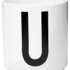 Mug A-Z Ceramique / Porcelaine - Lettre U - Design Letters