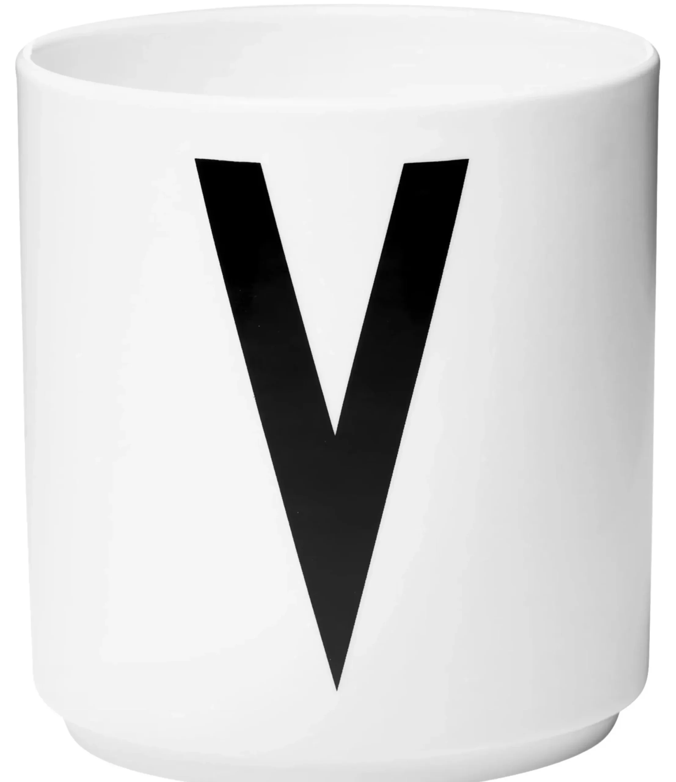 Mug A-Z Ceramique / Porcelaine - Lettre V - Design Letters