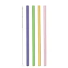 Paille En Verre  Verrereutilisable / Set De 4 +  Goupillon De Nettoyage - Leonardo