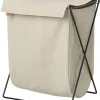 Panier A Linge Herman Tissu Blanc Beige / Pliable - Metal & Tissu - Ferm Living