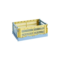 Panier Colour Crate Mix Plastique Multicolore Small / 17 X 26 Cm - Recycle - Hay