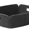 Panier Restore Tissu Noir / 31 X 40 Cm - Feutre 100% Recycle - Muuto