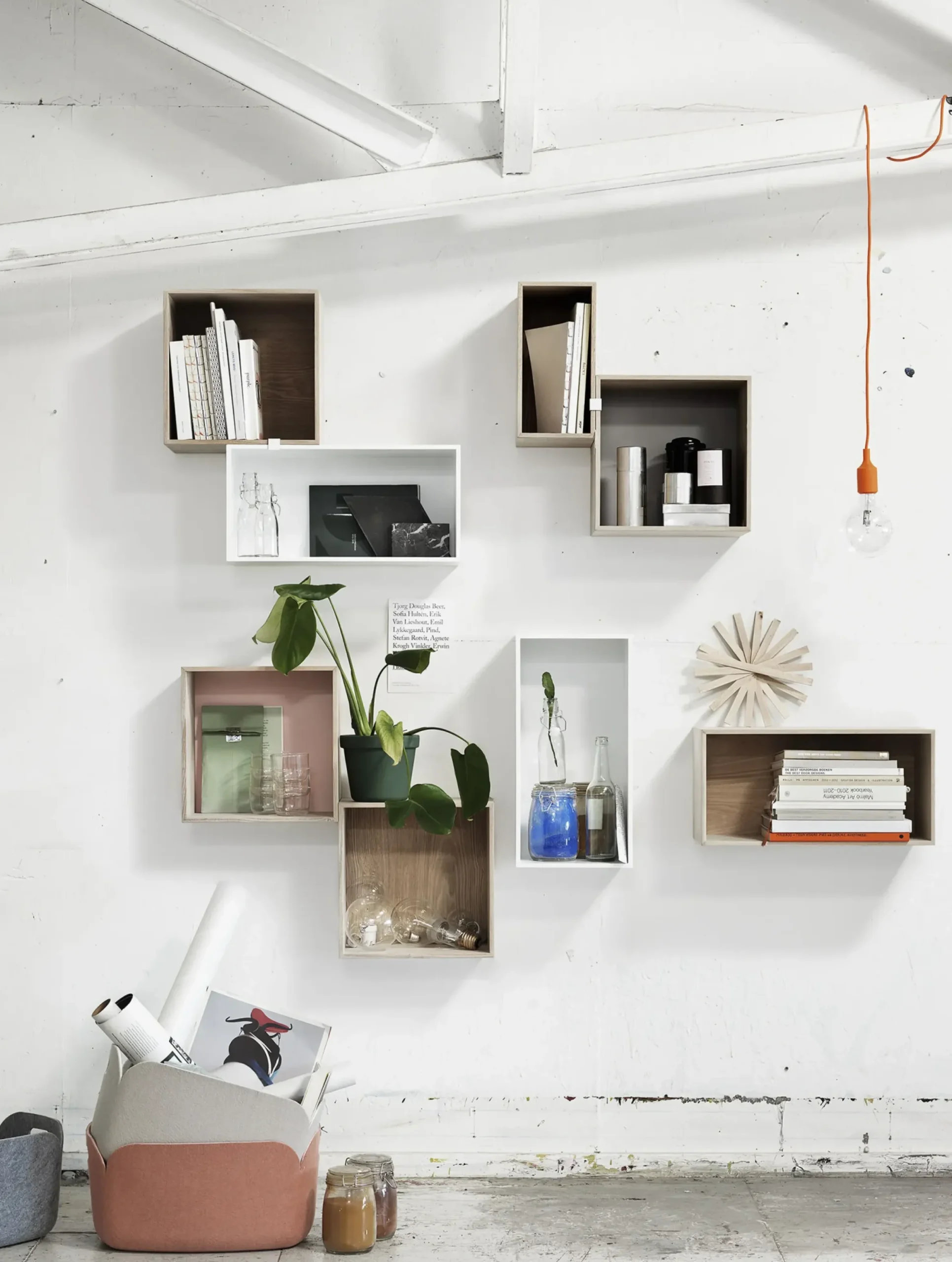Panier Restore Tissu/ 35 X 48 Cm - Feutre 100% Recycle - Muuto