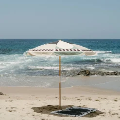 Parasol The Amalfi Tissu Bois Multicolore Vert / O 230 Cm - Business & Pleasure