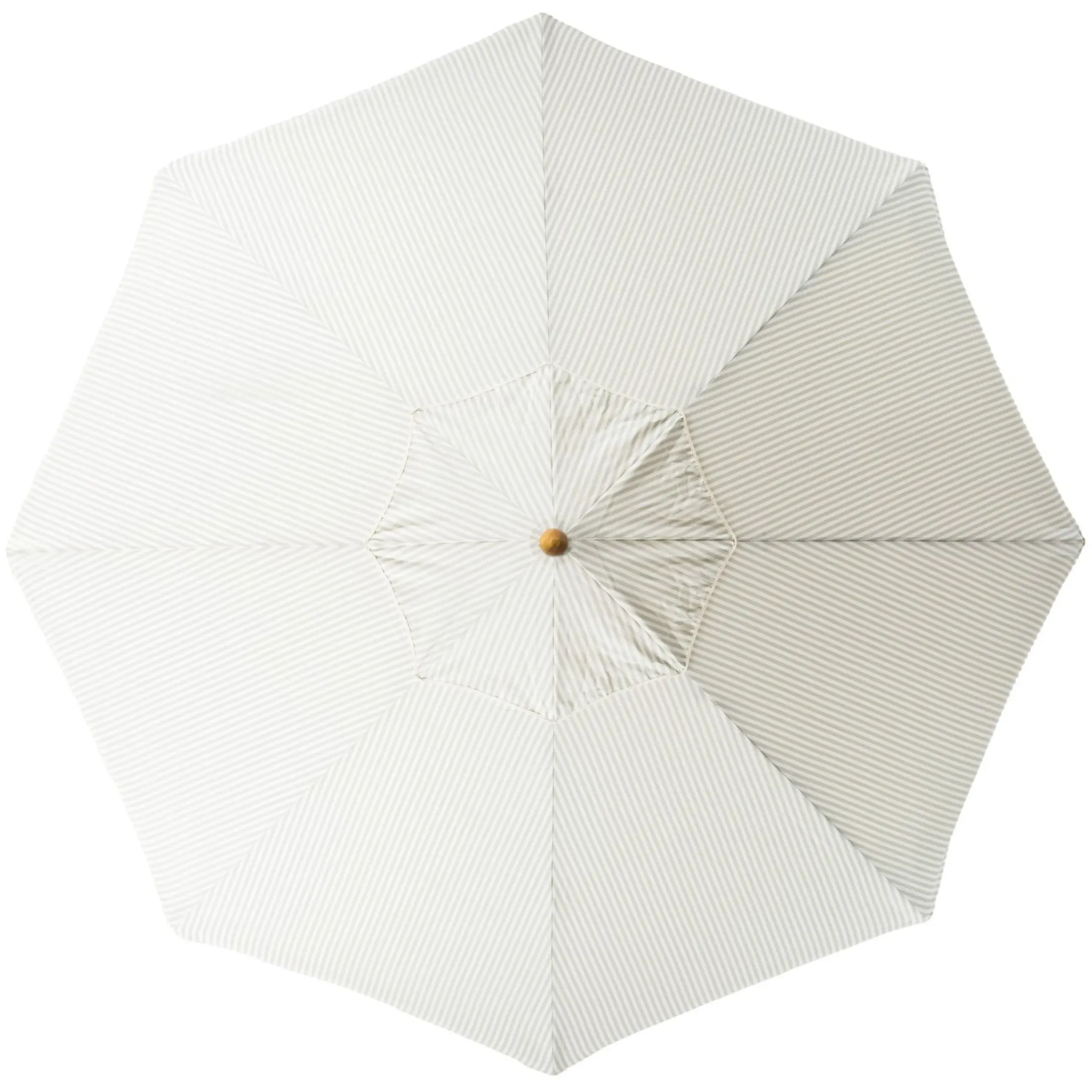 Parasol The Market Tissu Bois Blanc Vert Beige / O 210 Cm - Business & Pleasure