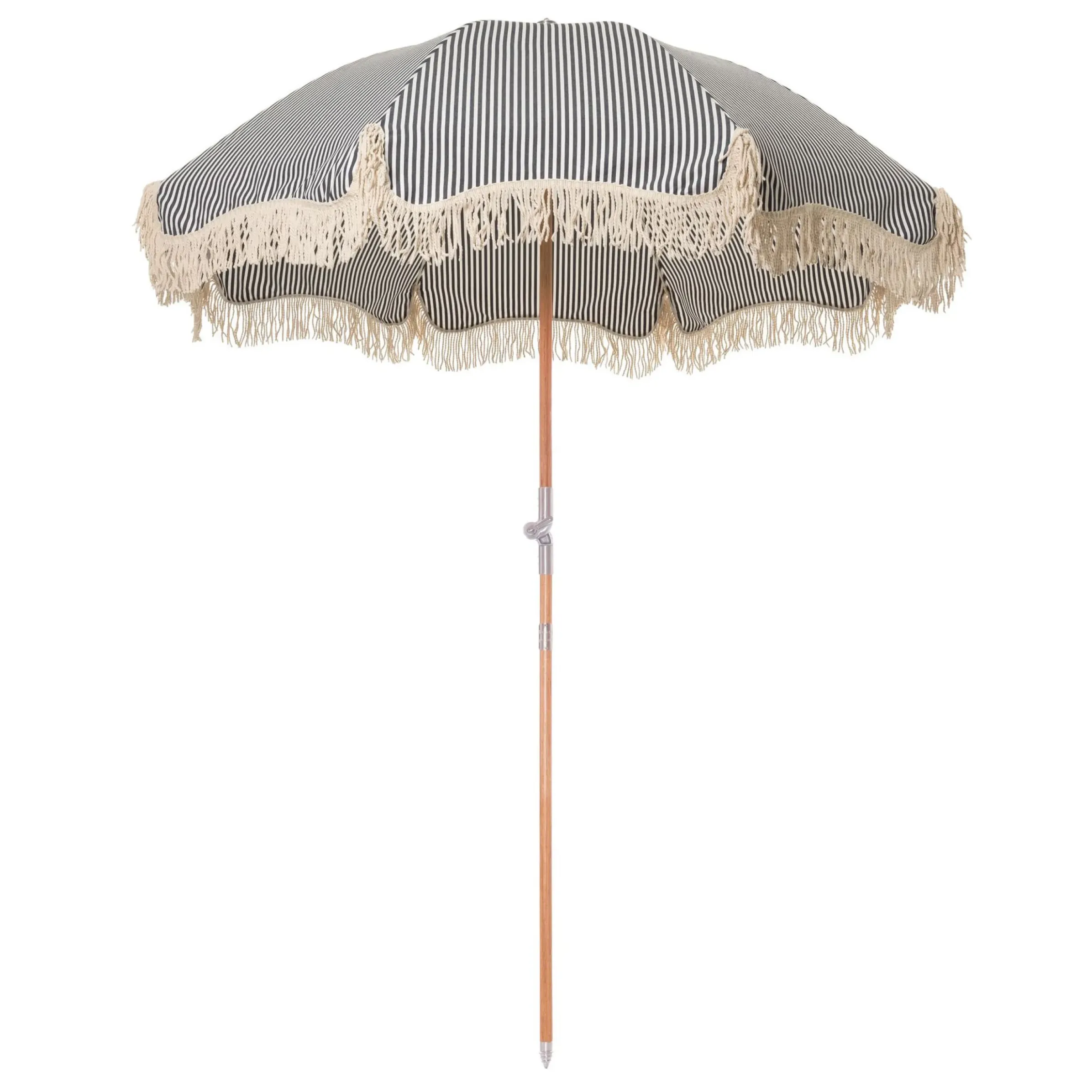 Parasol The Premium Beach Tissu Bois Bleu / O 180 Cm - Inclinable - Business & Pleasure
