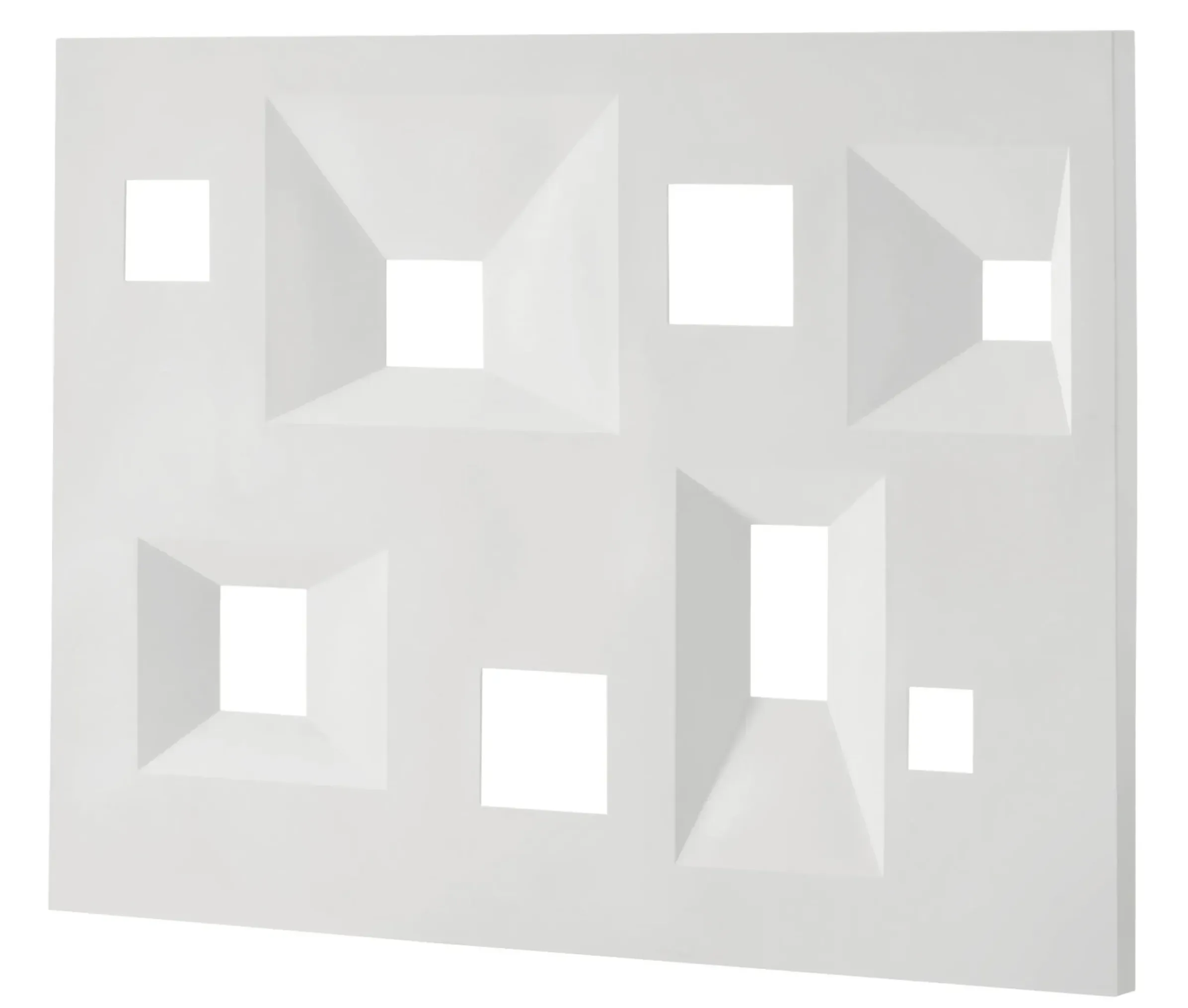 Paravent Frames Plastique Blanc / Cloison Modulable - Interieur / Exterieur - 150 X 200 Cm - Myyour