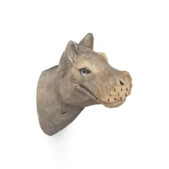 Patere Animal Bois / Hippo - Sculpte Main - Ferm Living