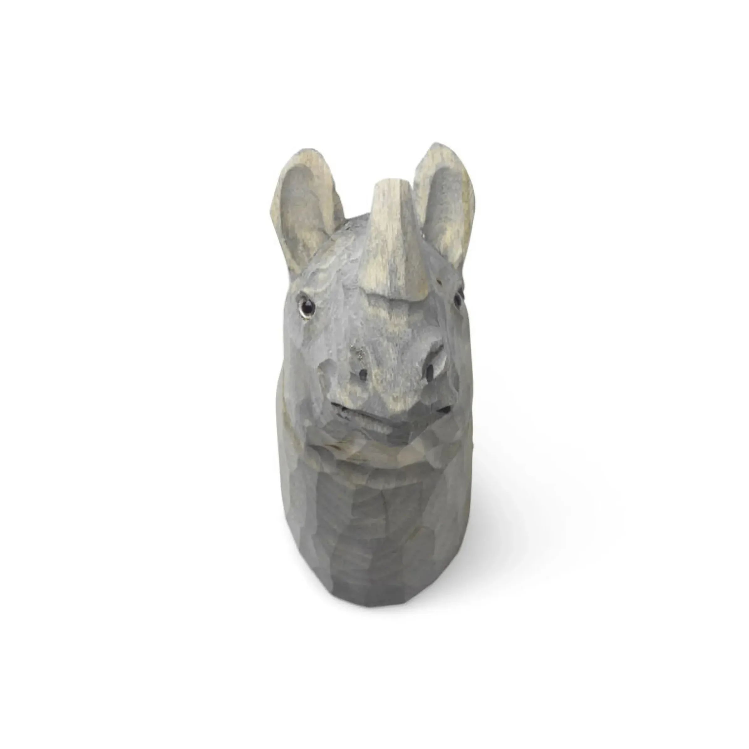 Patere Animal Bois / Rhino -Sculpte Main - Ferm Living