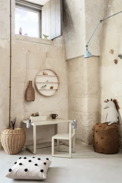 Patere Animal Bois / Rhino -Sculpte Main - Ferm Living