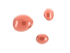 Patere Bubble Small Verre Orange / O 9 Cm - Verre Souffle Bouche - Petite Friture