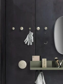 Patere The Dots Metal Or Metal / Set De 5 - Muuto
