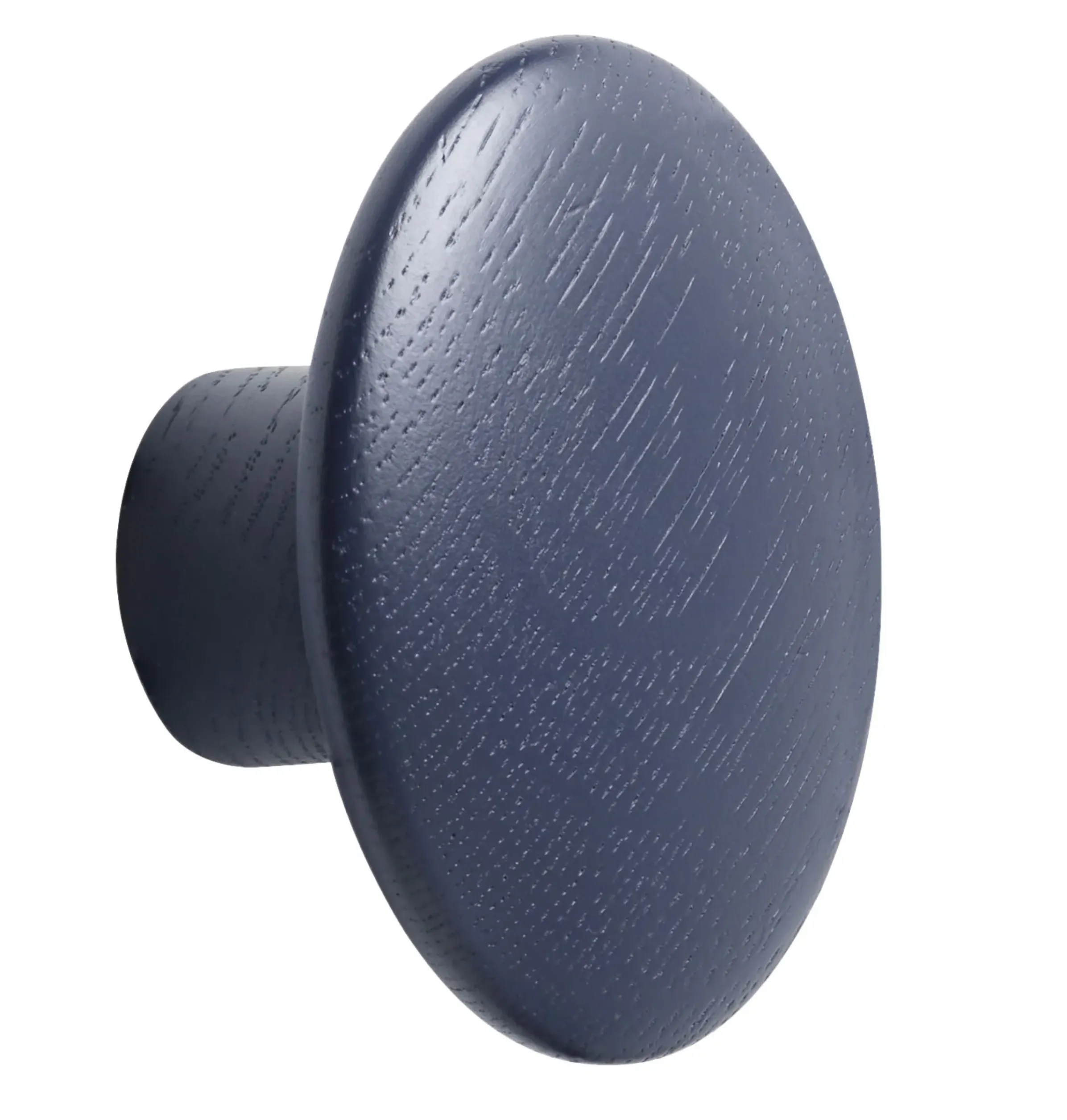 Patere The Dots Wood Bois Bleu / Small - O 9 Cm - Muuto