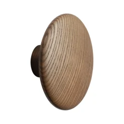 Patere The Dots Wood Bois Marron / Medium - O 13 Cm - Muuto