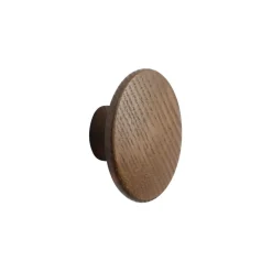 Patere The Dots Wood Bois Marron / Xsmall - O  6,5 Cm - Muuto